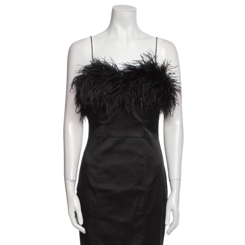 Veronica Beard Feathered Lilya Midi Dress SIZE 8